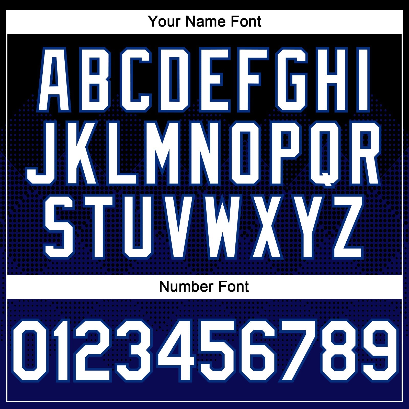 Custom Black White-Royal 3D Gradient Square Shape Authentic Baseball Jersey