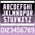 Custom Black Light Purple 3D Gradient Square Shape Authentic Baseball Jersey