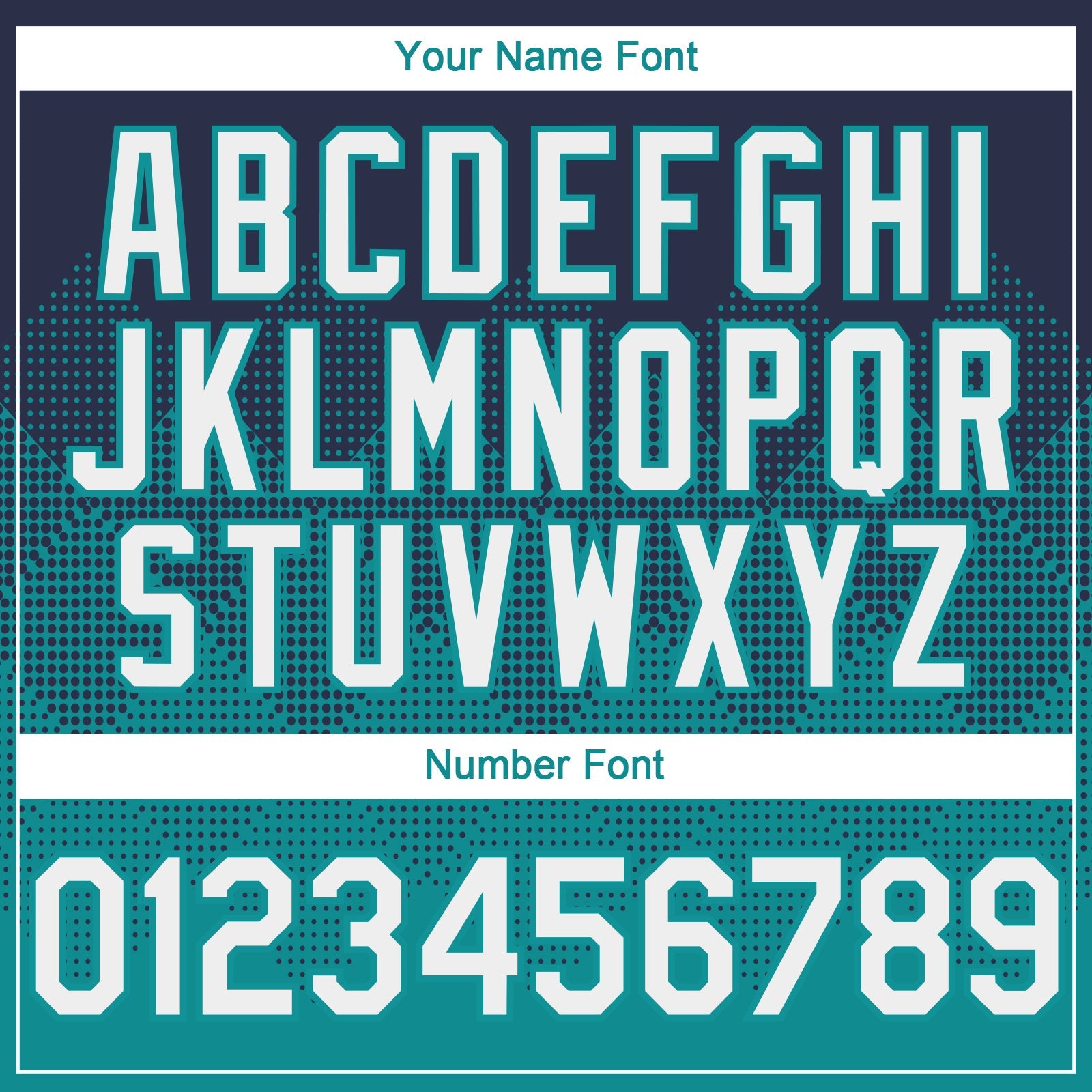 Custom Navy White-Teal 3D Gradient Square Shape Authentic Baseball Jersey