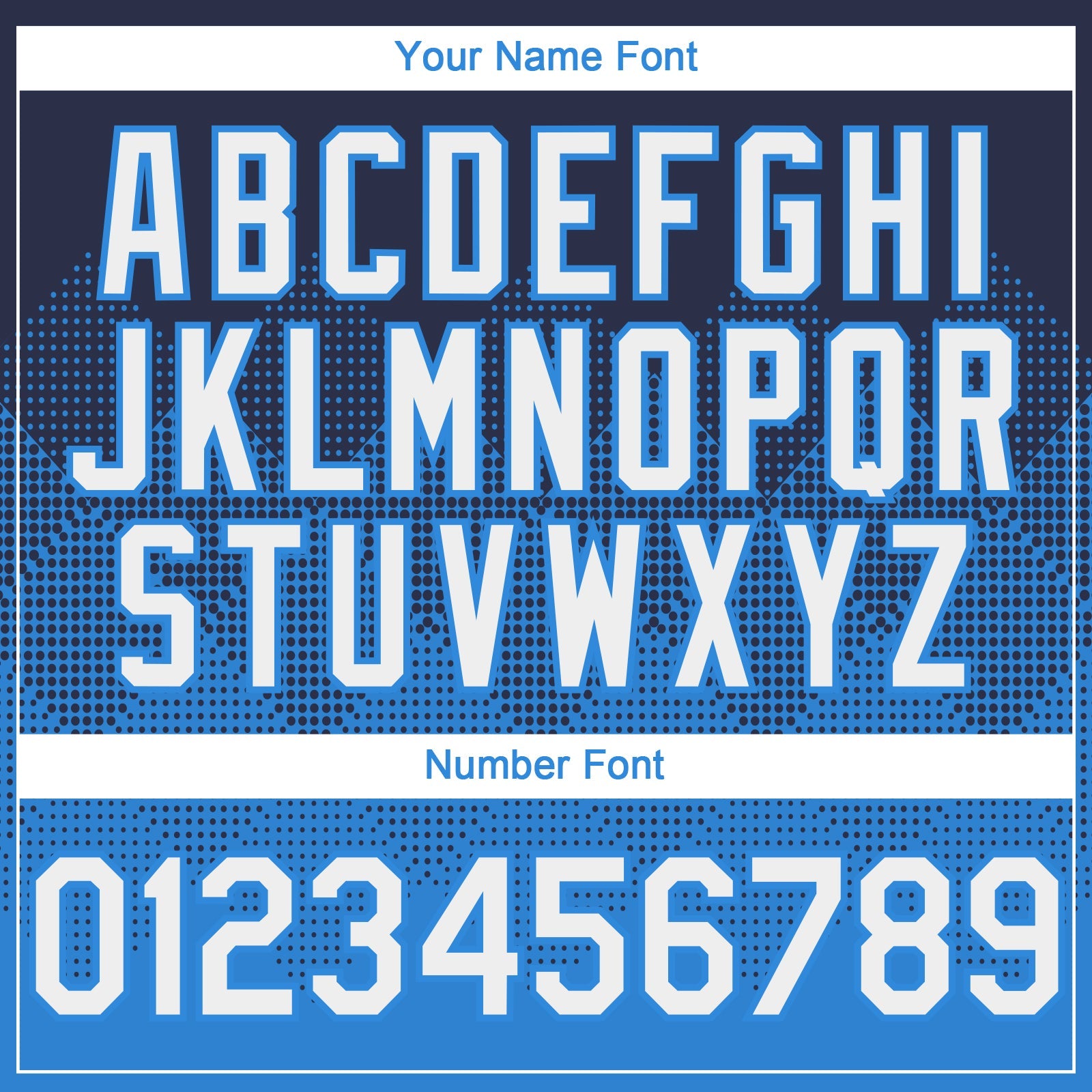 Custom Navy White-Electric Blue 3D Gradient Square Shape Authentic Baseball Jersey