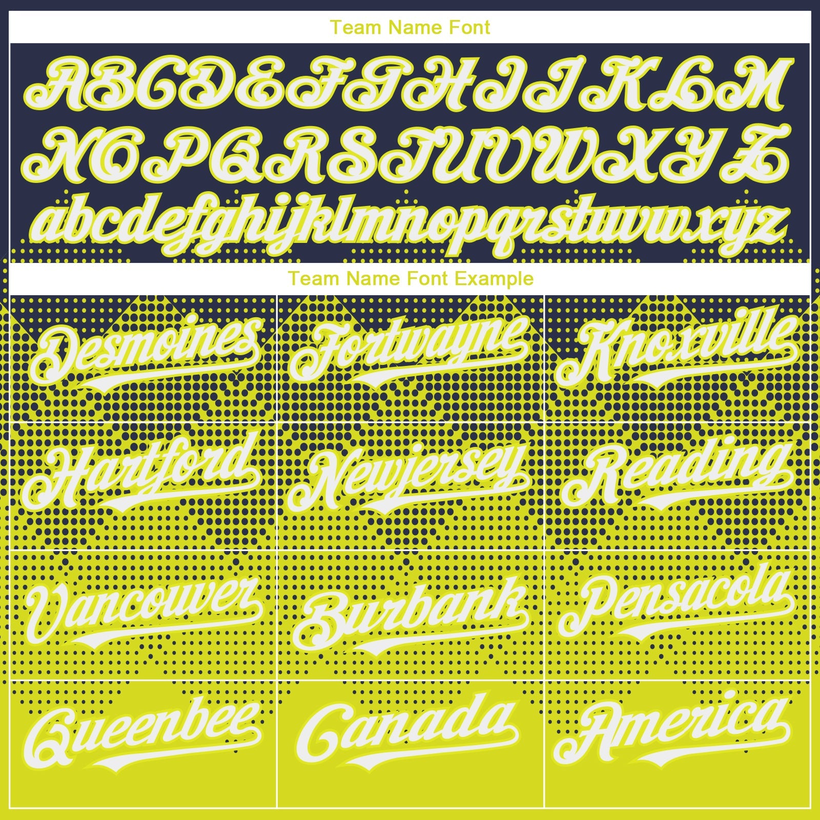 Custom Navy Neon Yellow 3D Gradient Square Shape Authentic Baseball Jersey