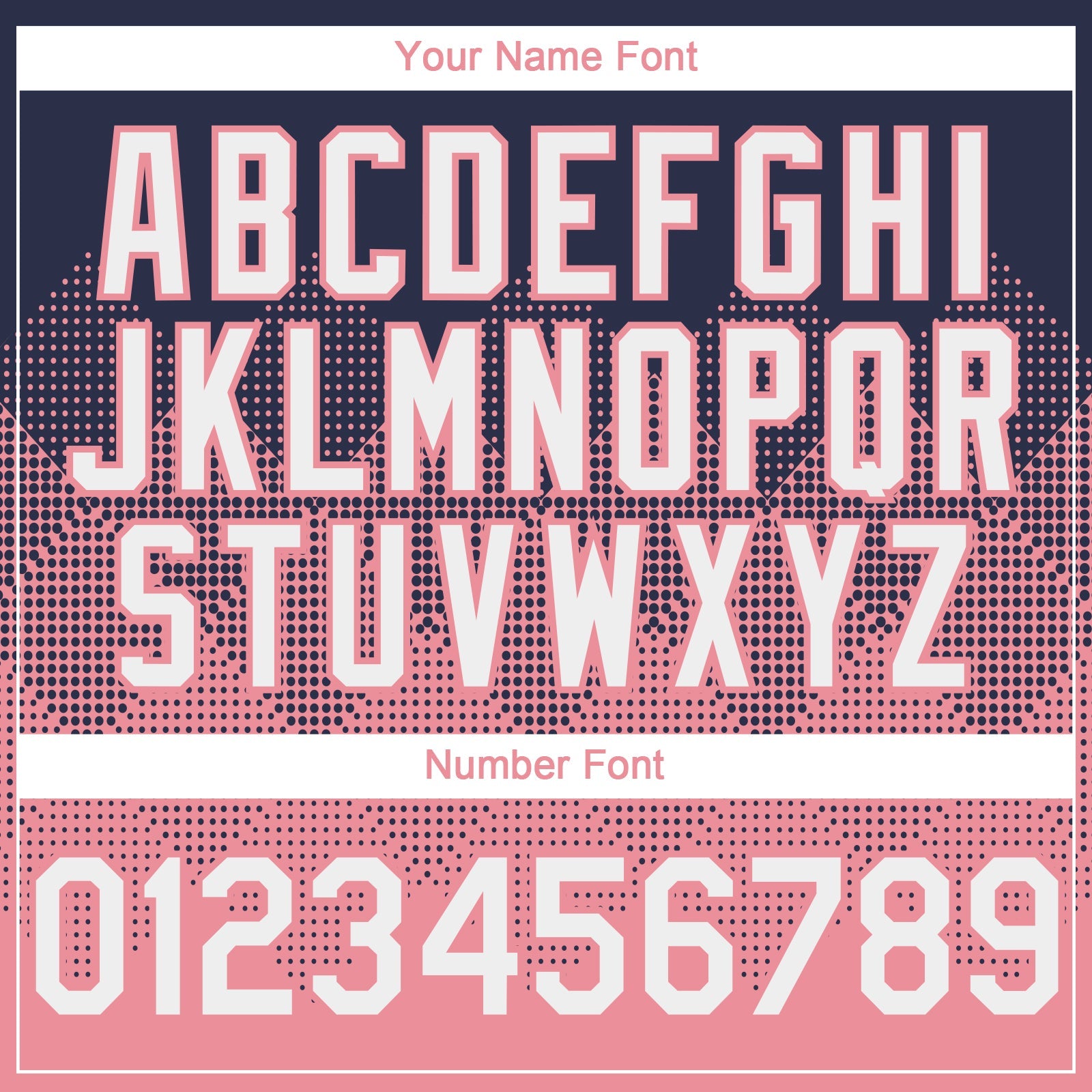 Custom Navy Medium Pink 3D Gradient Square Shape Authentic Baseball Jersey