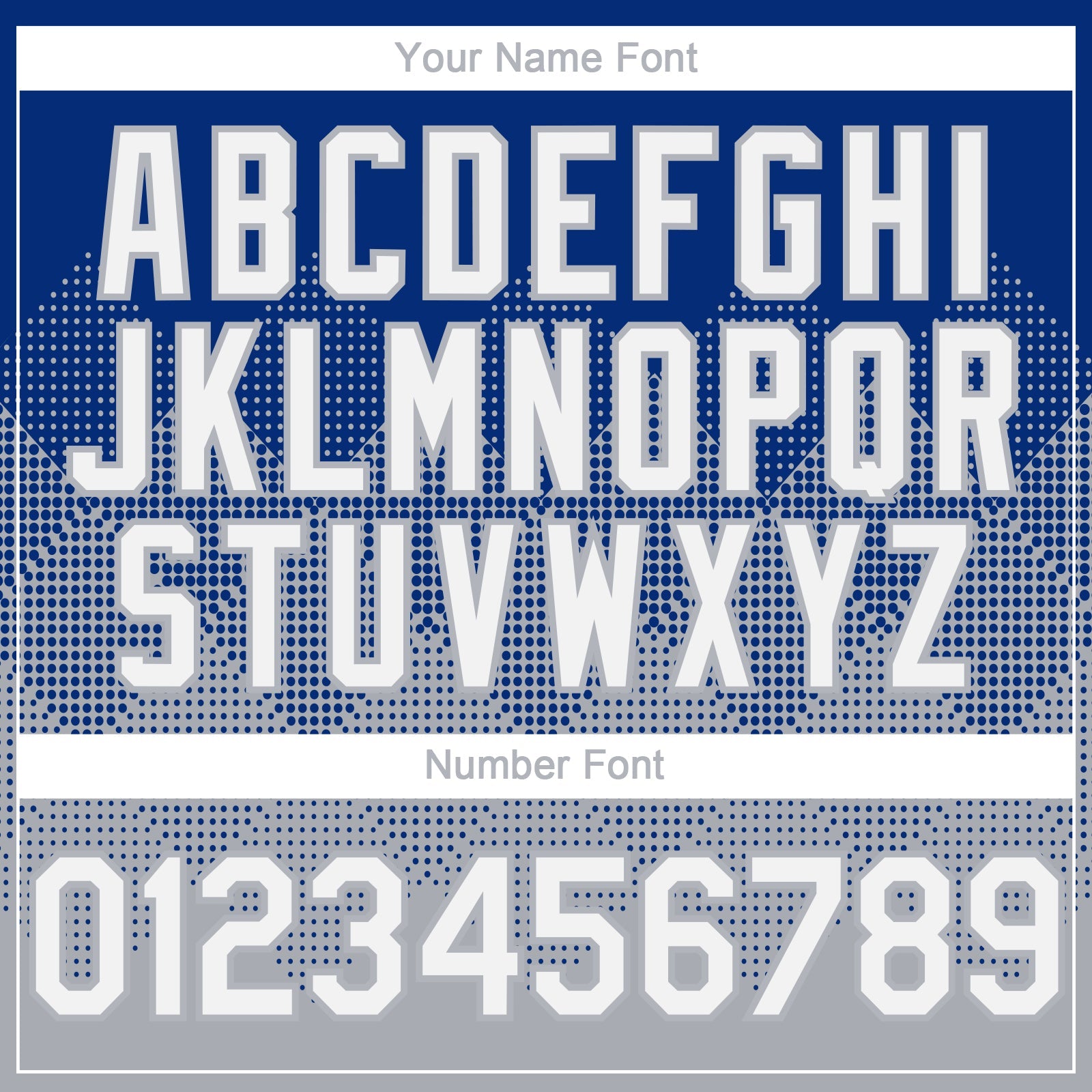 Custom Royal White-Gray 3D Gradient Square Shape Authentic Baseball Jersey