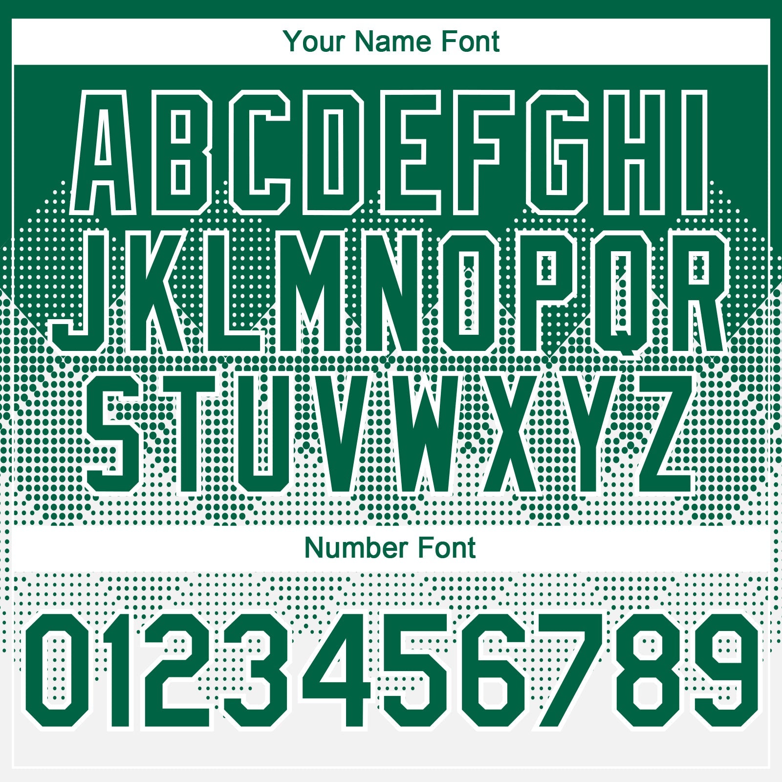 Custom Kelly Green White 3D Gradient Square Shape Authentic Baseball Jersey