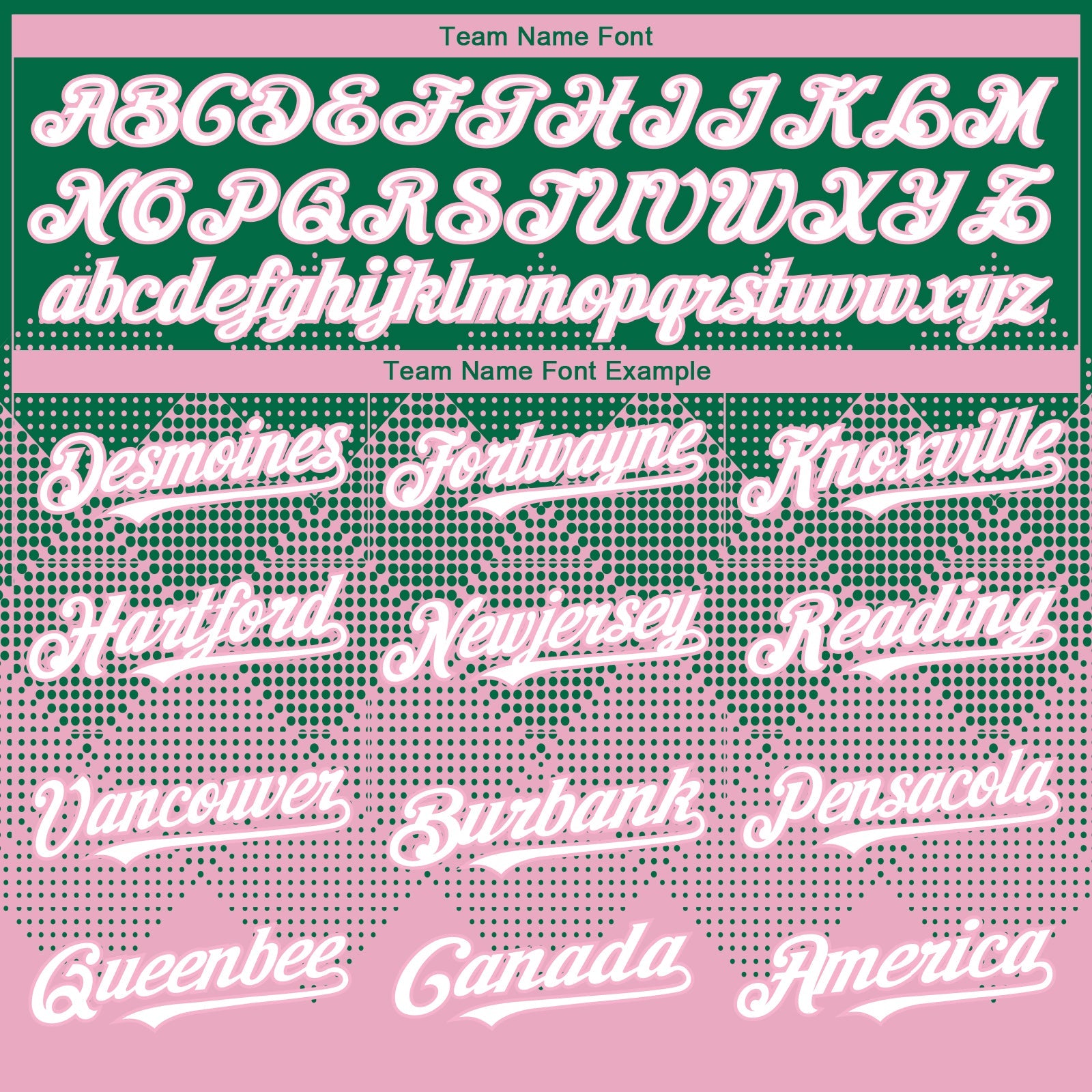 Custom Kelly Green White-Light Pink 3D Gradient Square Shape Authentic Baseball Jersey