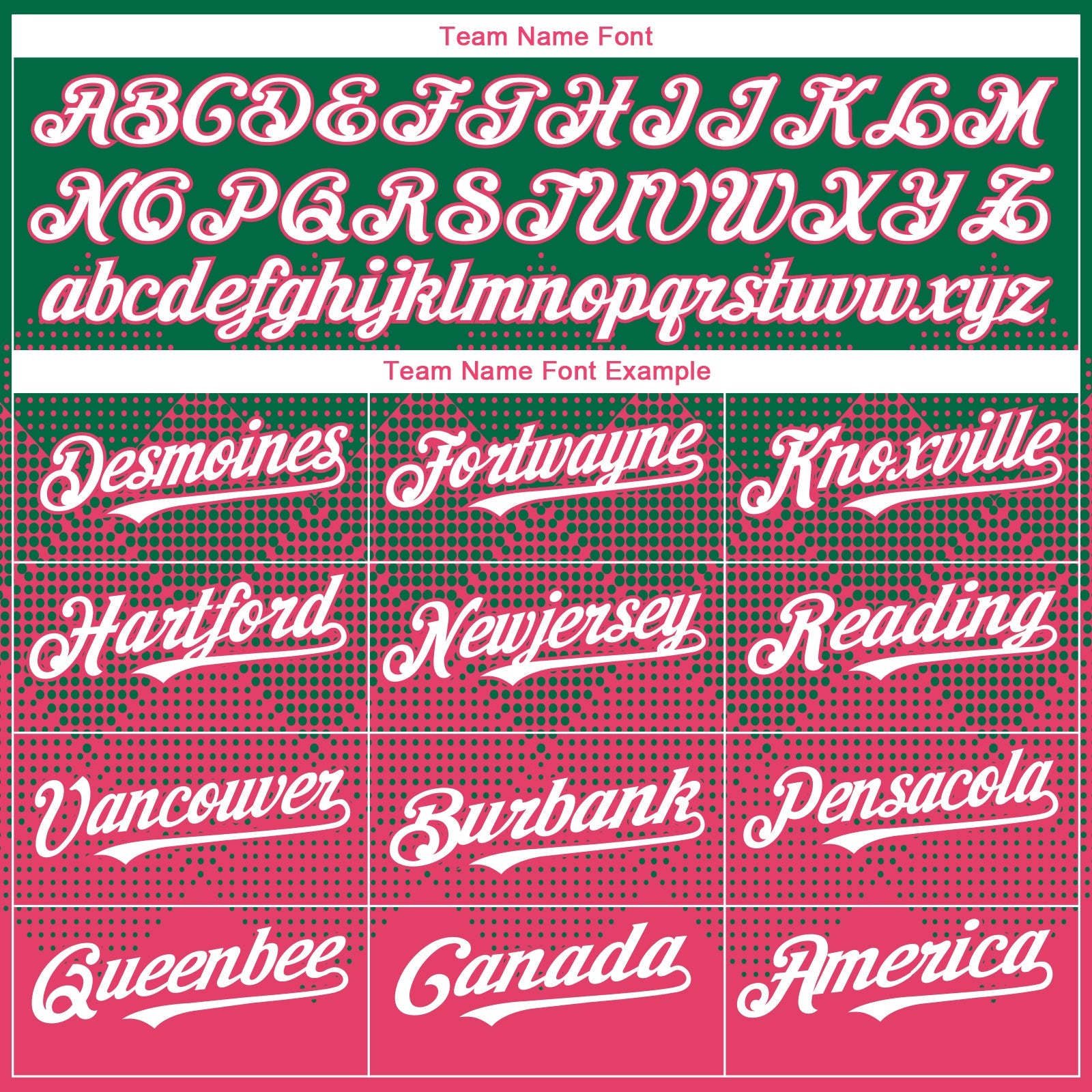 Custom Kelly Green White-Neon Pink 3D Gradient Square Shape Authentic Baseball Jersey