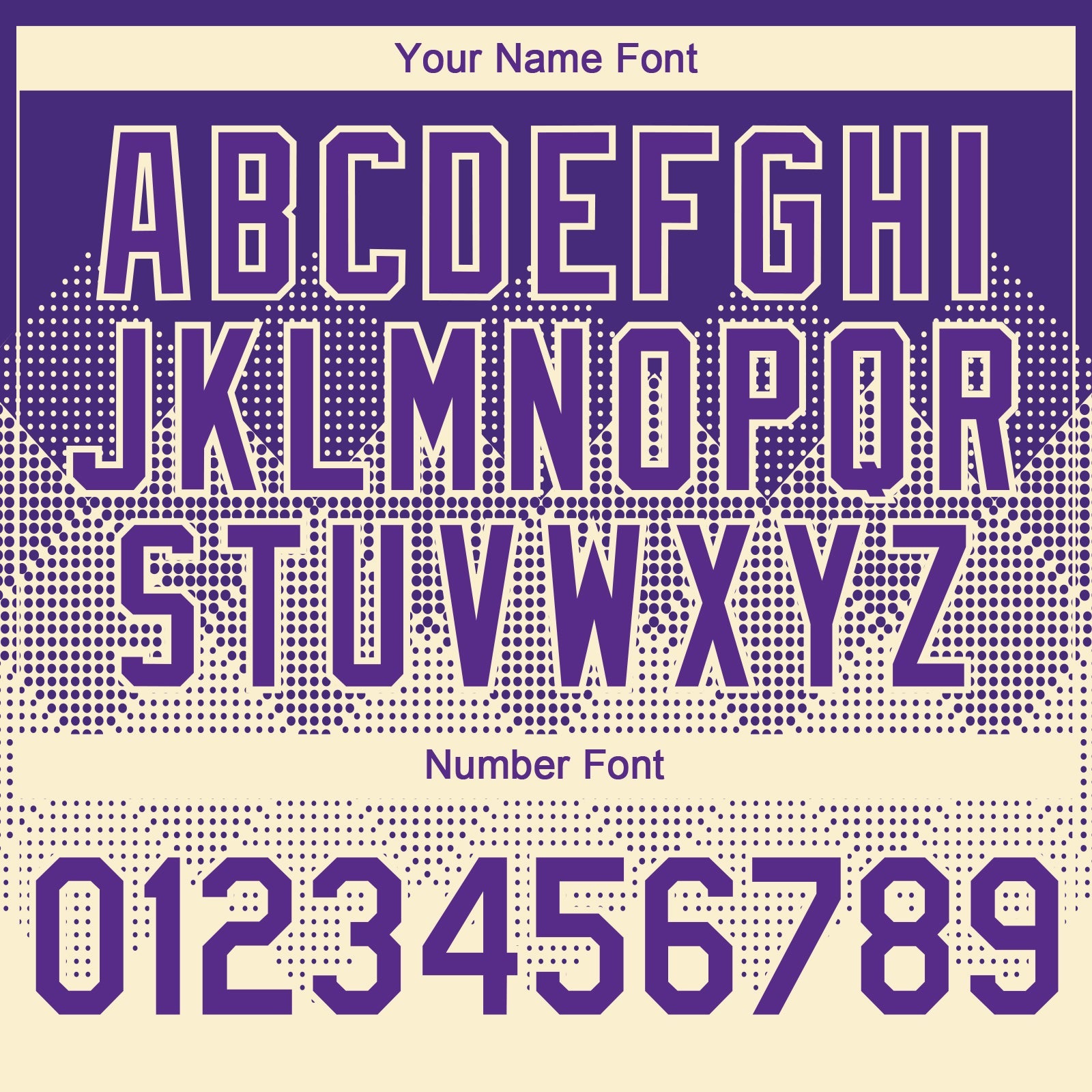 Custom Purple Cream 3D Gradient Square Shape Authentic Baseball Jersey