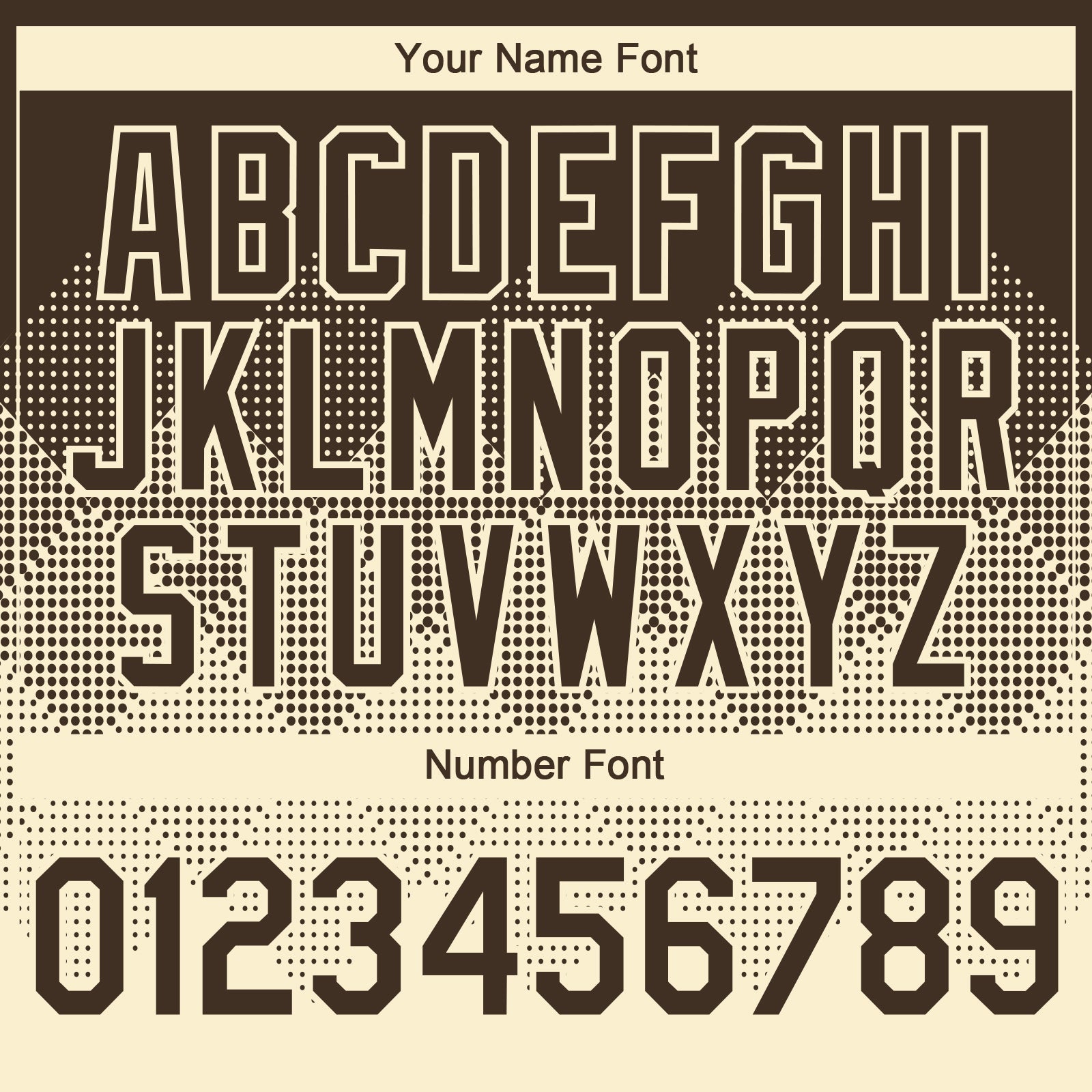 Custom Brown Cream 3D Gradient Square Shape Authentic Baseball Jersey