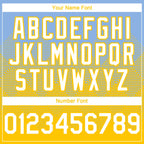 Custom Light Blue White-Yellow 3D Gradient Square Shape Authentic Baseball Jersey