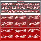 Custom Steel Gray White-Red 3D Gradient Square Shape Authentic Baseball Jersey