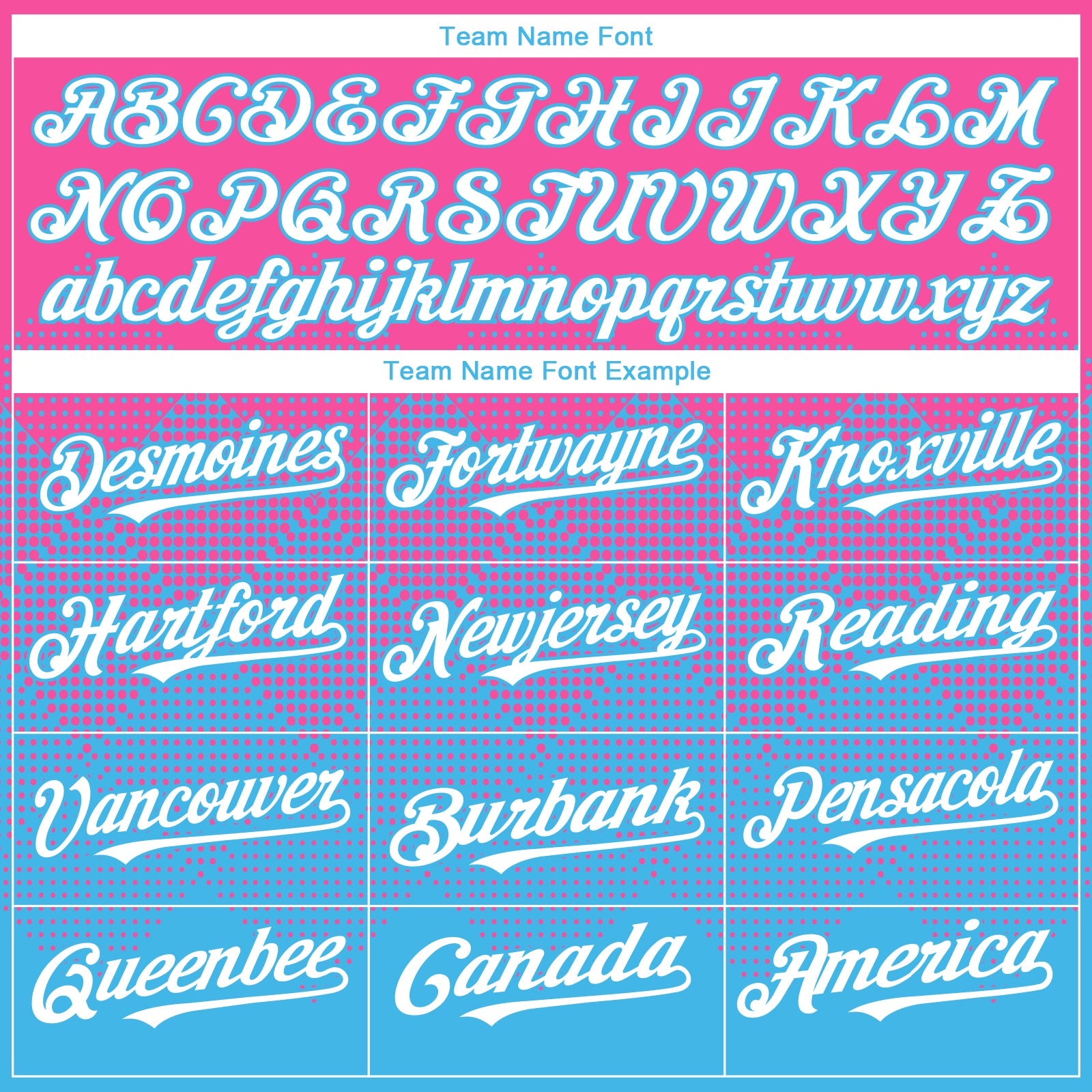 Custom Pink White-Sky Blue 3D Gradient Square Shape Authentic Baseball Jersey