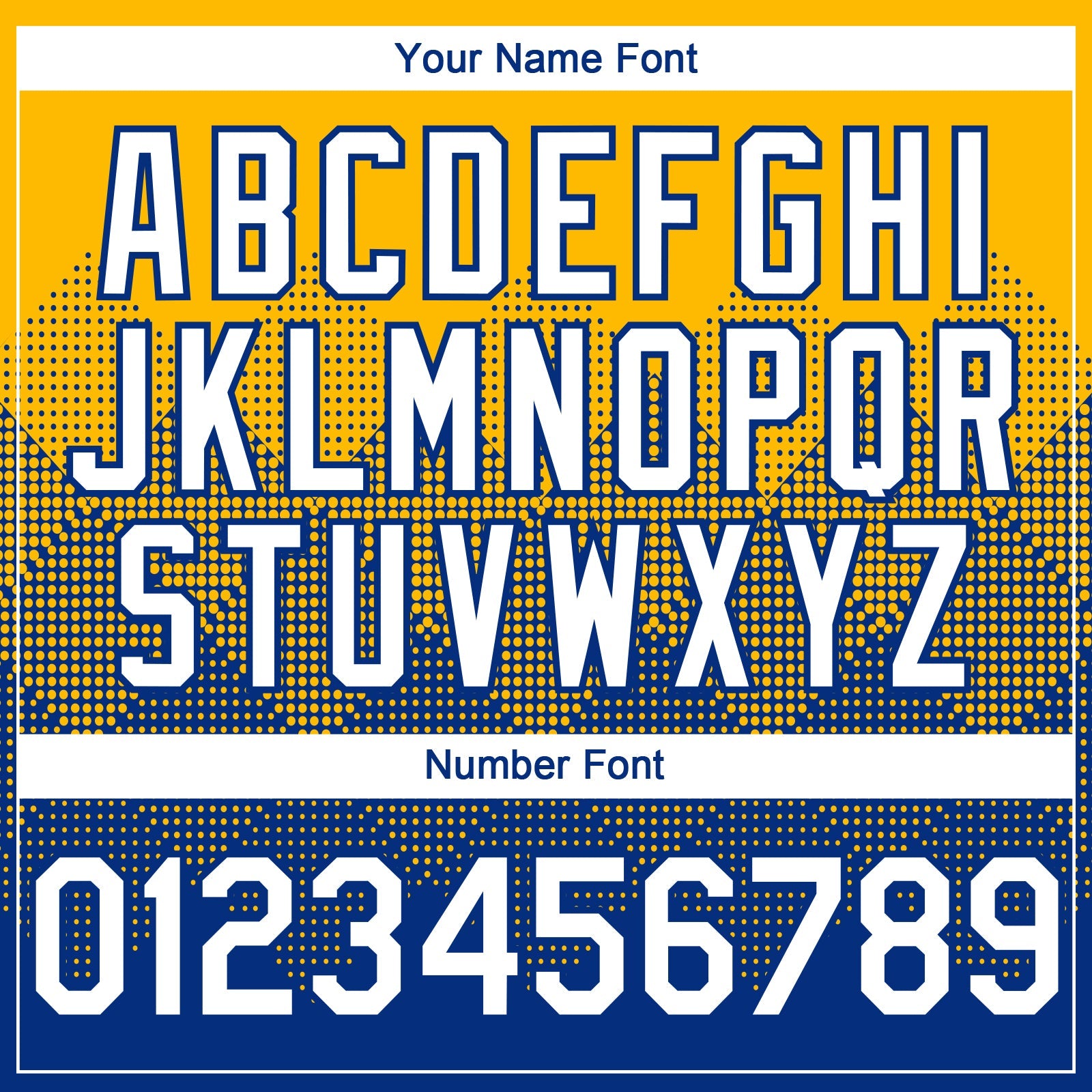 Custom Gold White-Royal 3D Gradient Square Shape Authentic Baseball Jersey