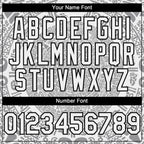 Custom White Gray-Black 3D Mexico Authentic Baseball Jersey