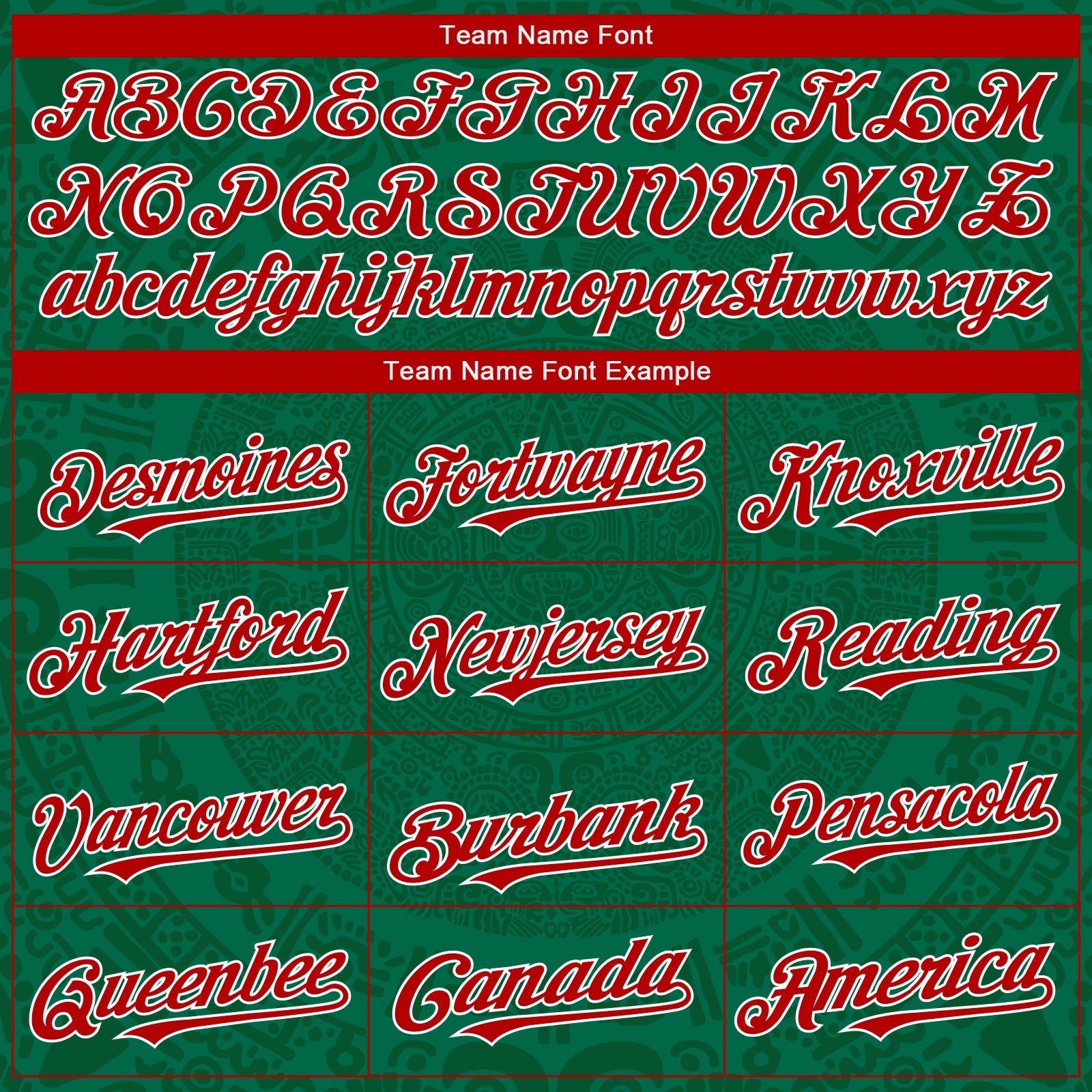 Custom Kelly Green Red Green-White 3D Mexico Authentic Baseball Jersey