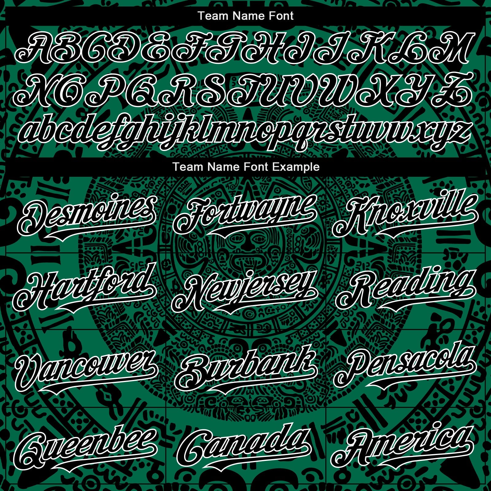 Custom Kelly Green Black-White 3D Mexico Authentic Baseball Jersey