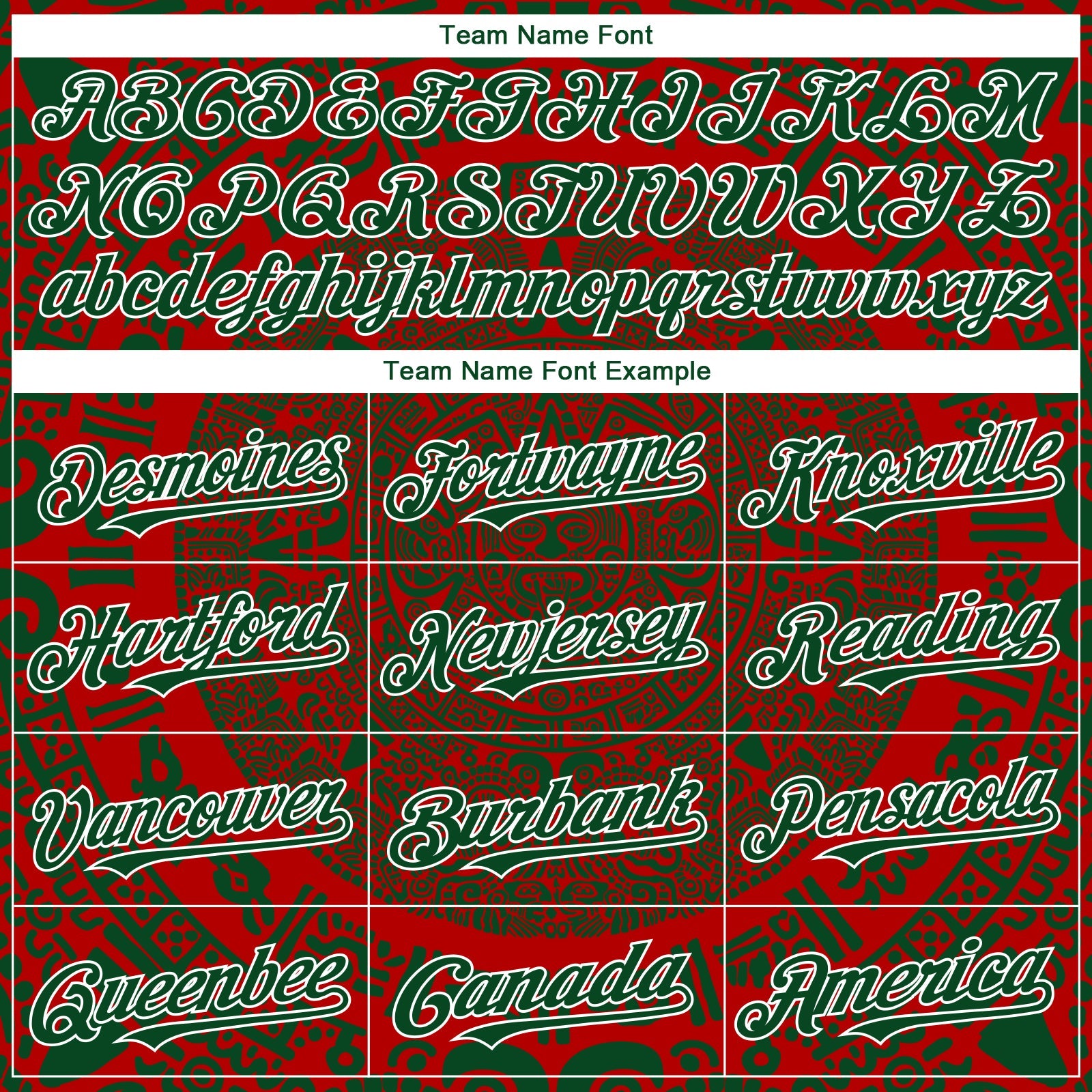 Custom Red Green-White 3D Mexico Authentic Baseball Jersey