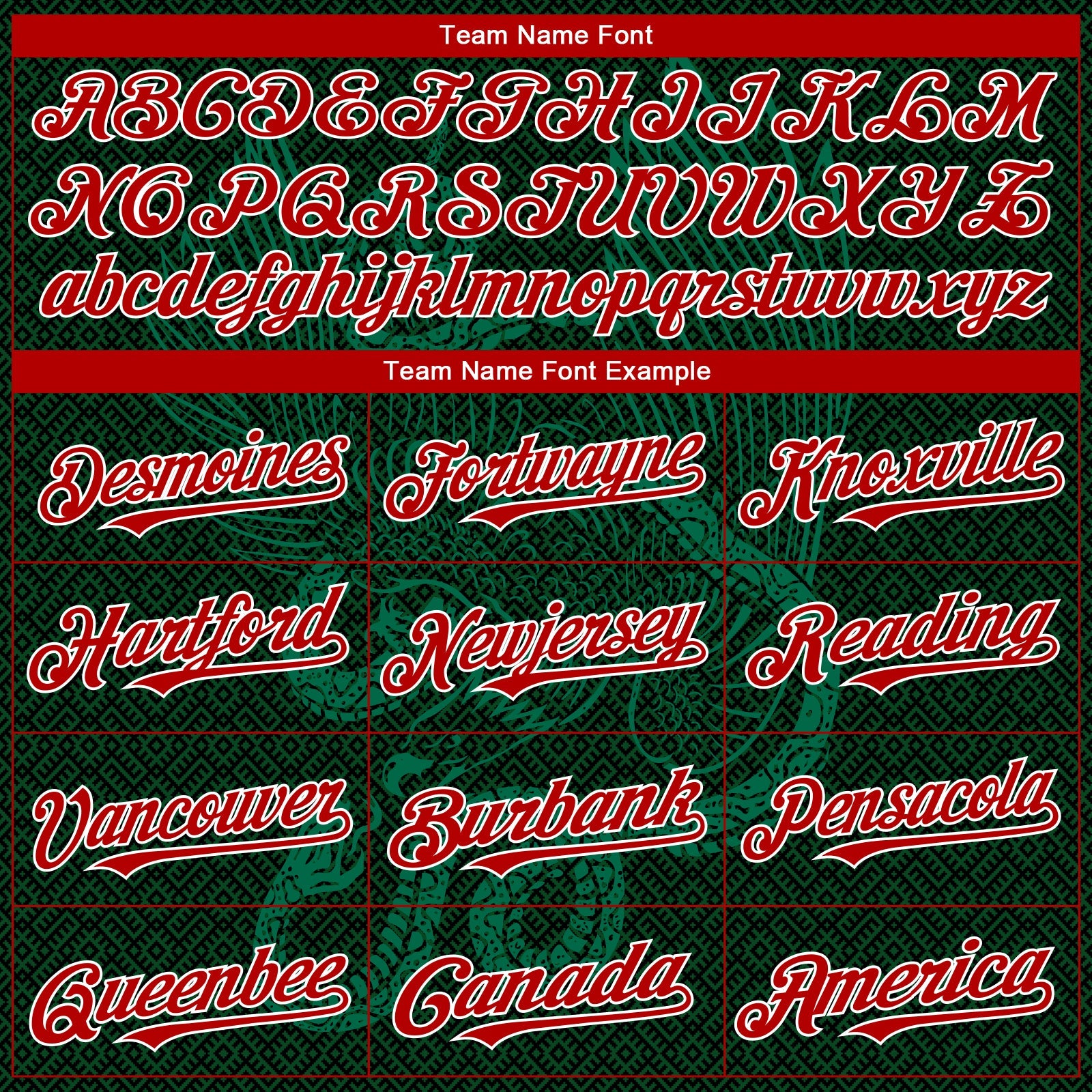 Custom Green Red Kelly Green-White 3D Mexico Authentic Baseball Jersey