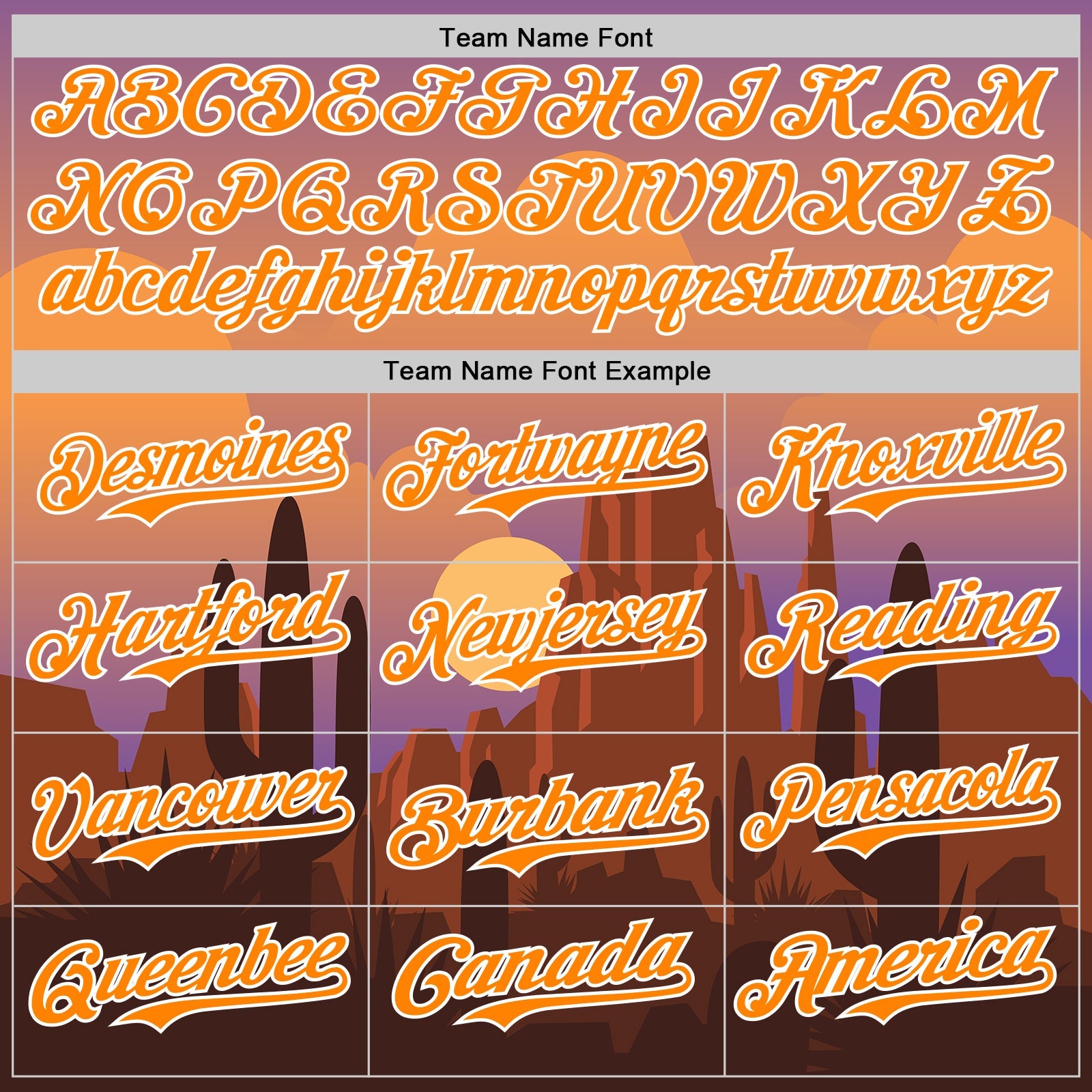 Custom Purple Bay Orange-White 3D Pattern Design Patriotic American Symbol Desert Authentic Baseball Jersey