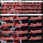 Custom Black Red-White 3D Pattern Design Patriotic American Spirit Rodeo Cowboy Authentic Baseball Jersey