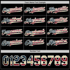 Custom Black Vintage USA Flag-White 3D Patriotic American Symbol Authentic Baseball Jersey