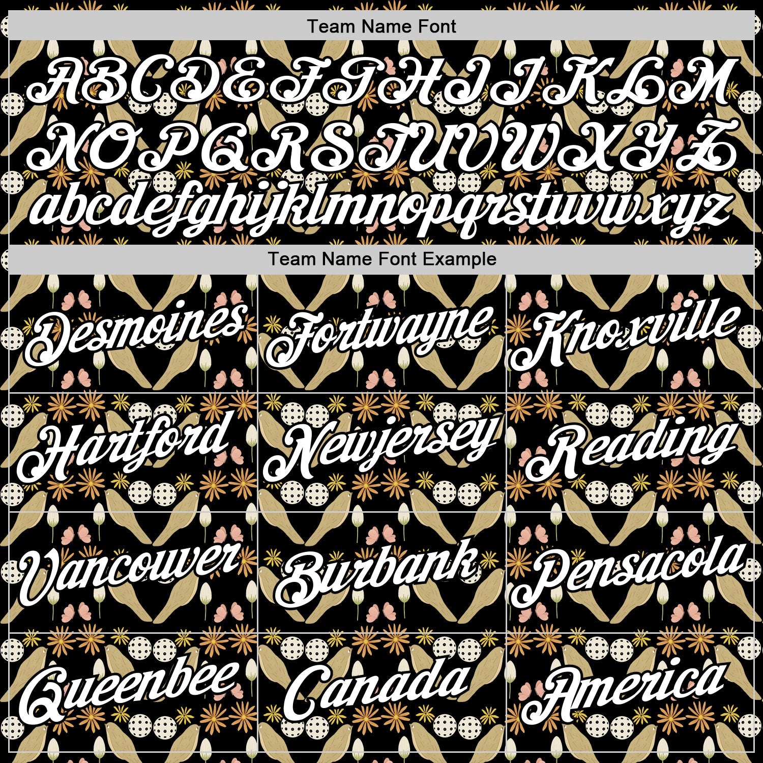 Custom Black White 3D Pickleball Paddles Balls Floral Performance T-Shirt