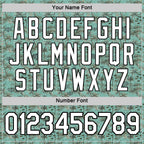 Custom Green White-Black 3D Pickleball Paddles Balls Tropical Palm Trees Performance T-Shirt