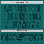 Custom Teal Black 3D Pickleball Paddles Balls Performance T-Shirt