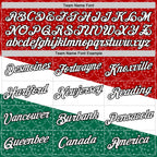 Custom Red White Green-Black 3D Pickleball Balls Performance T-Shirt