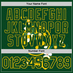 Custom Green Yellow 3D Pickleball Paddles Balls Floral Performance T-Shirt