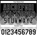 Custom Black White 3D Pattern Design Gradient Square Shapes Performance T-Shirt