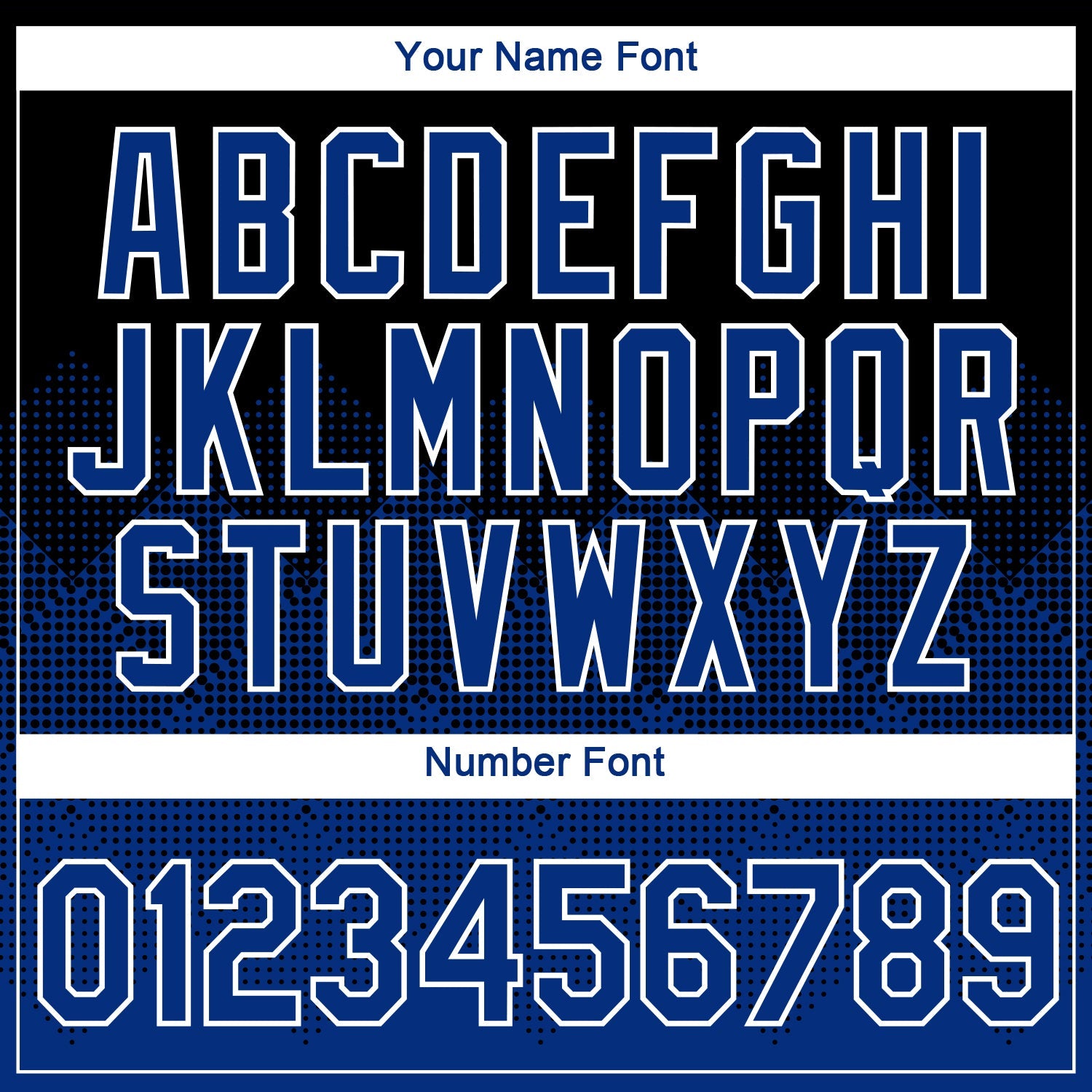 Custom Black Royal-White 3D Pattern Design Gradient Square Shapes Performance T-Shirt