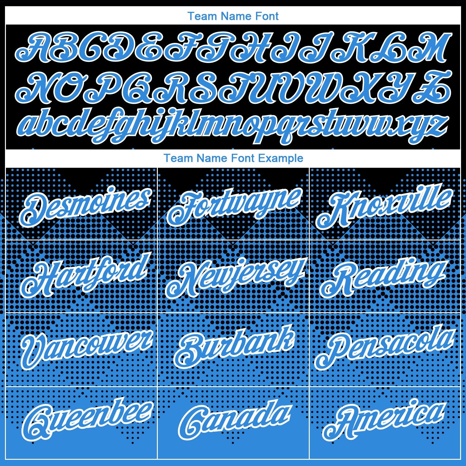 Custom Black Powder Blue-White 3D Pattern Design Gradient Square Shapes Performance T-Shirt