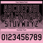 Custom Black Light Pink 3D Pattern Design Gradient Square Shapes Performance T-Shirt