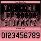 Custom Black Medium Pink 3D Pattern Design Gradient Square Shapes Performance T-Shirt