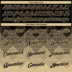 Custom Black Vegas Gold 3D Pattern Design Gradient Square Shapes Performance T-Shirt