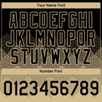 Custom Black Vegas Gold 3D Pattern Design Gradient Square Shapes Performance T-Shirt