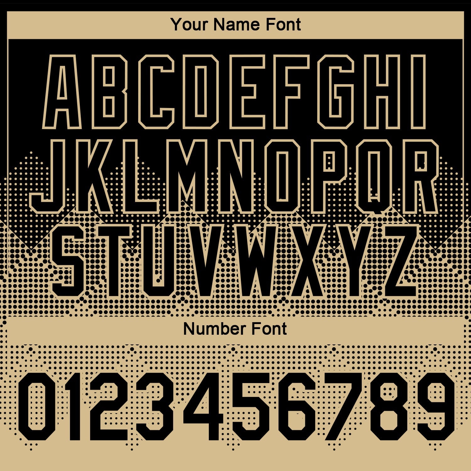 Custom Black Vegas Gold 3D Pattern Design Gradient Square Shapes Performance T-Shirt