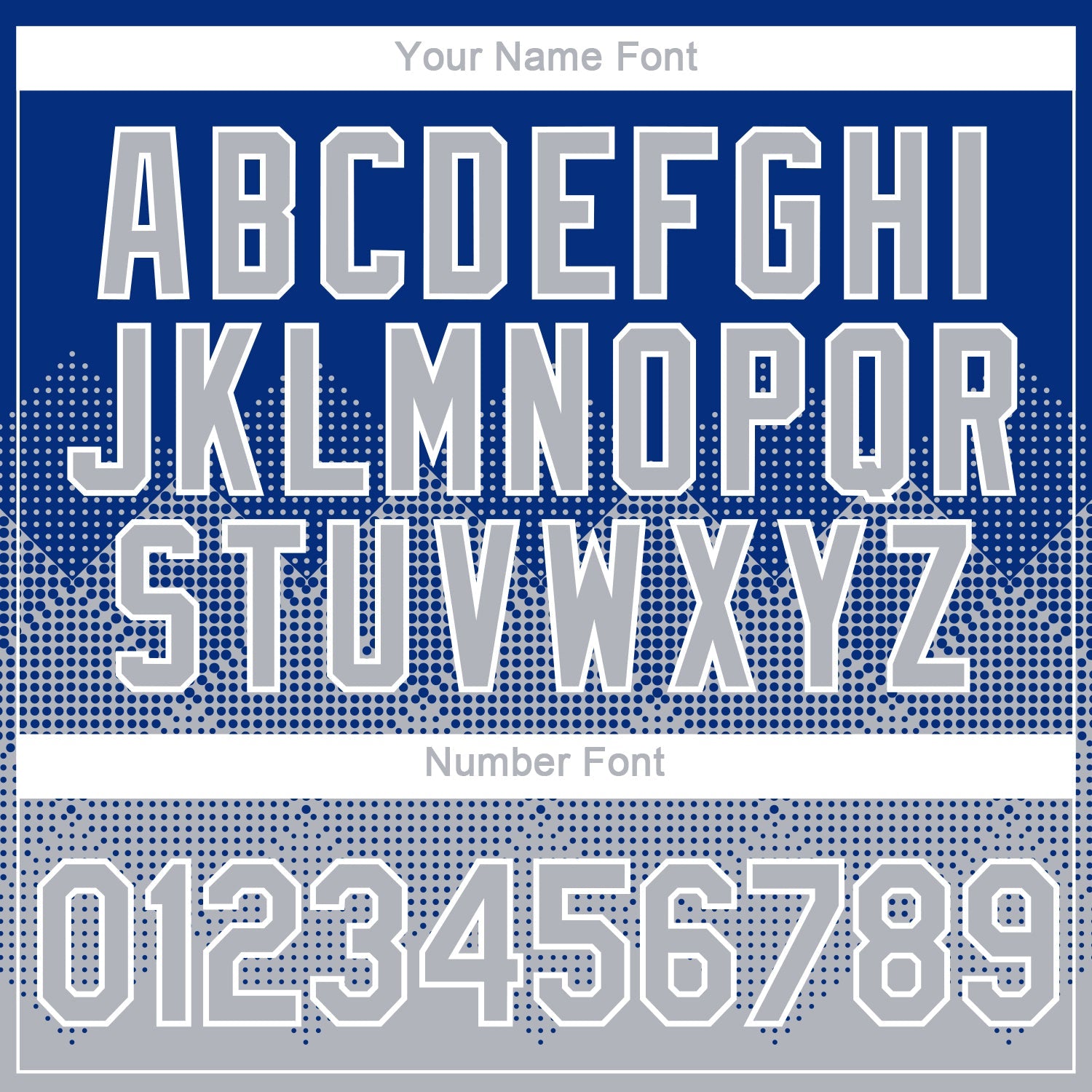 Custom Royal Gray-White 3D Pattern Design Gradient Square Shapes Performance T-Shirt