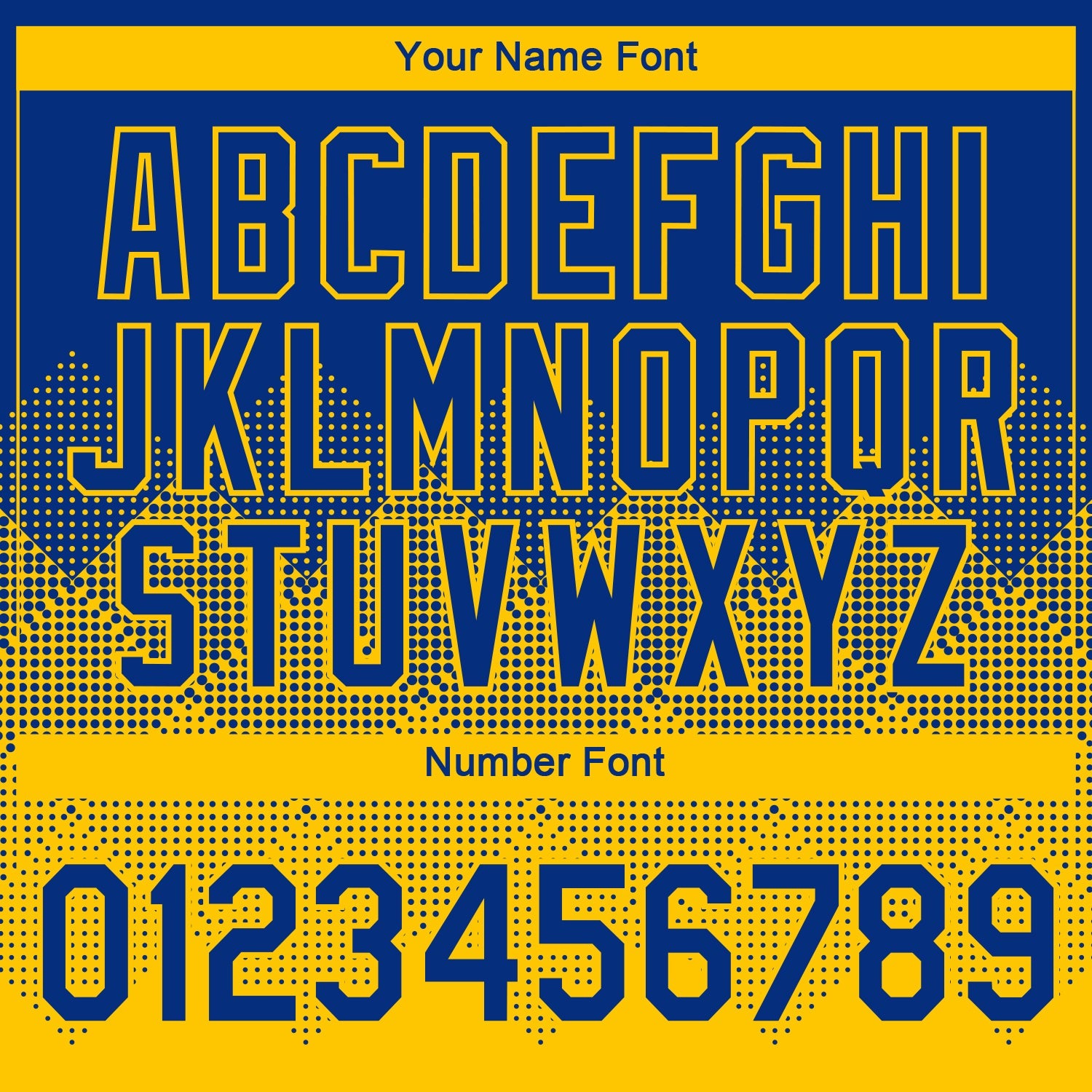 Custom Royal Yellow 3D Pattern Design Gradient Square Shapes Performance T-Shirt