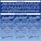 Custom Royal Light Blue-White 3D Pattern Design Gradient Square Shapes Performance T-Shirt