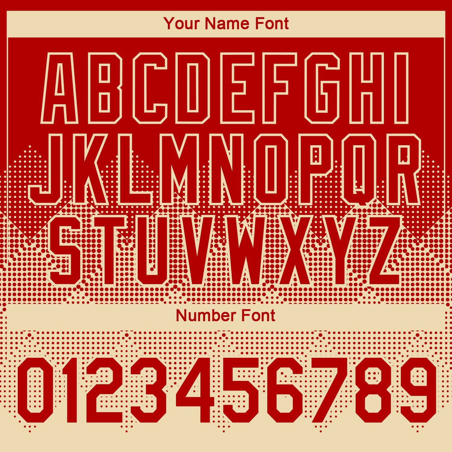 Custom Red Cream 3D Pattern Design Gradient Square Shapes Performance T-Shirt