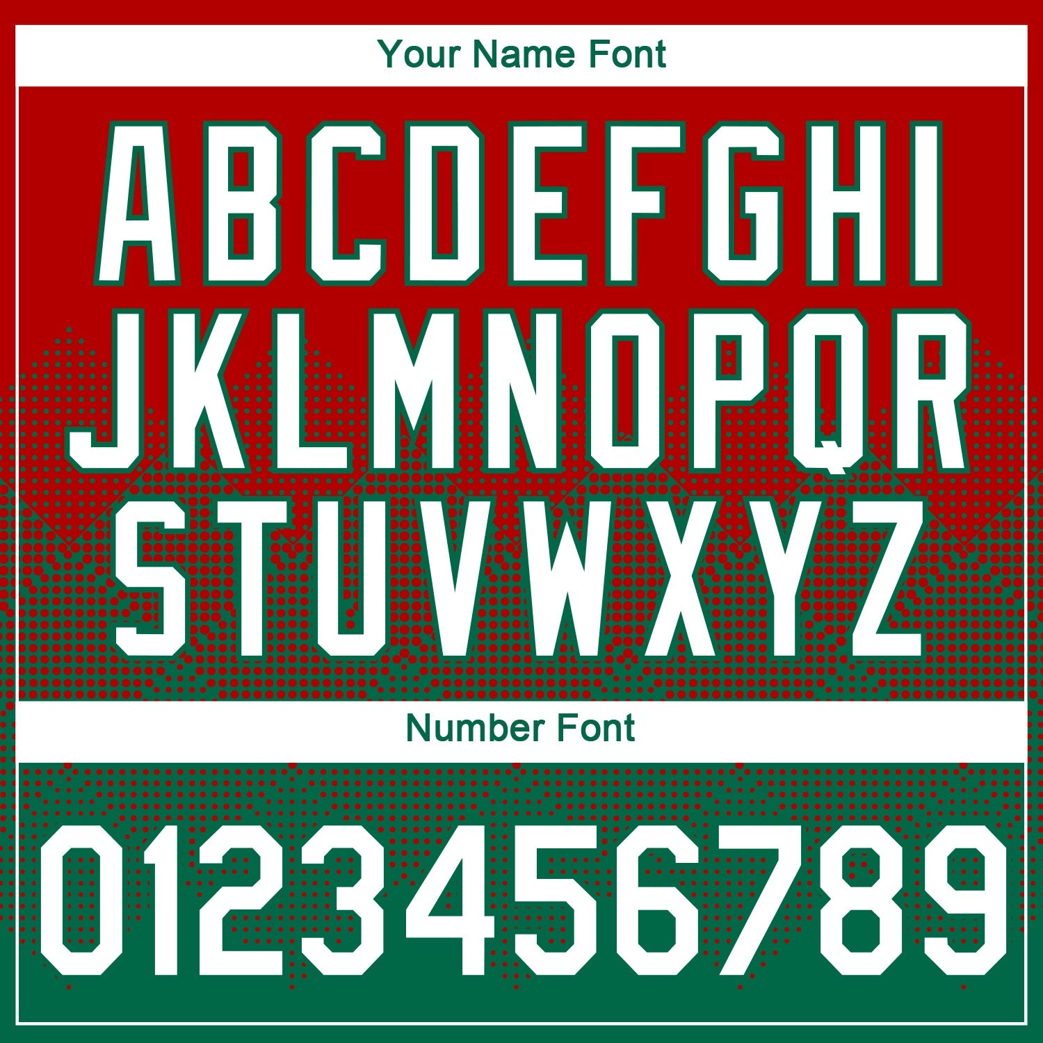 Custom Red White-Kelly Green 3D Pattern Design Gradient Square Shapes Performance T-Shirt