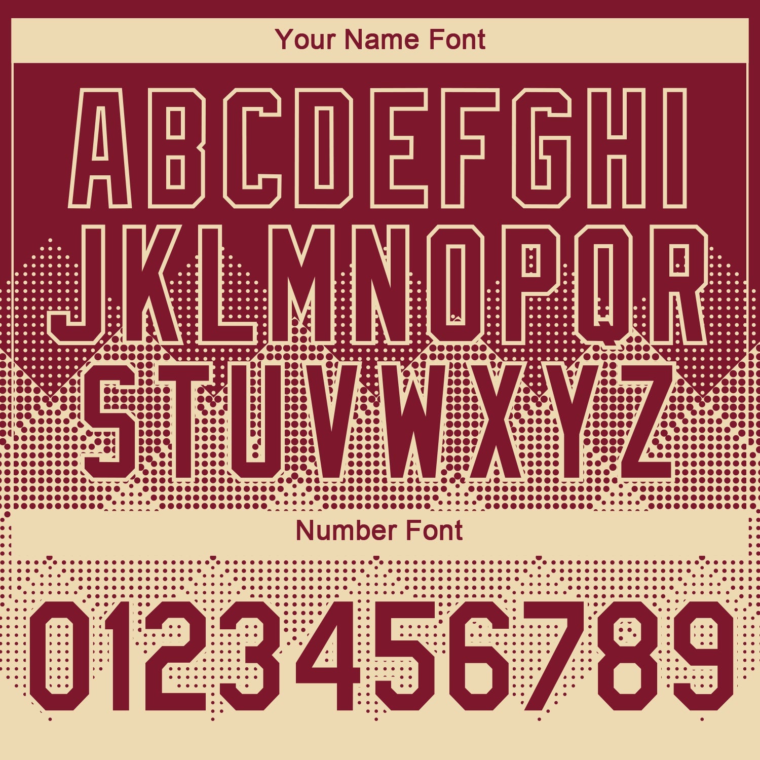 Custom Crimson Cream 3D Pattern Design Gradient Square Shapes Performance T-Shirt