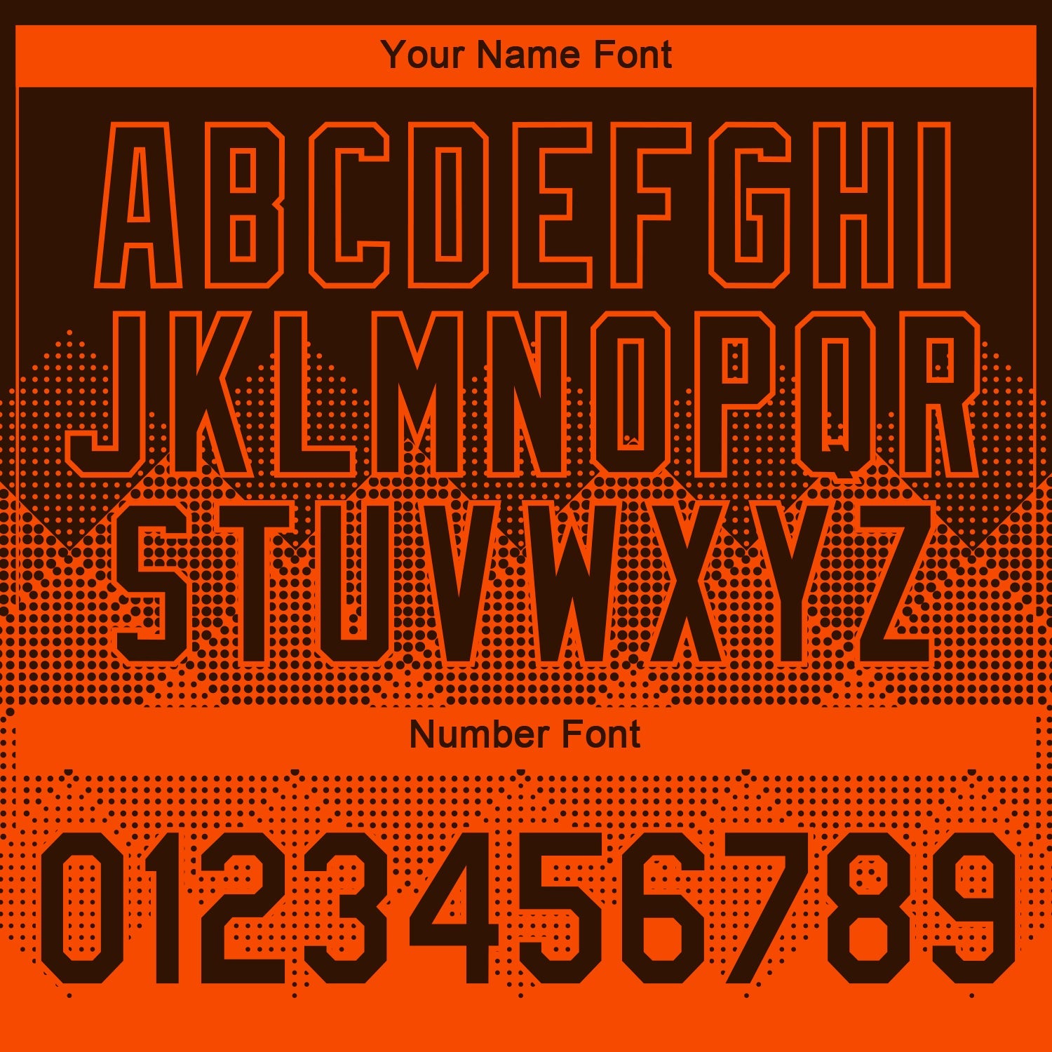 Custom Brown Orange 3D Pattern Design Gradient Square Shapes Performance T-Shirt