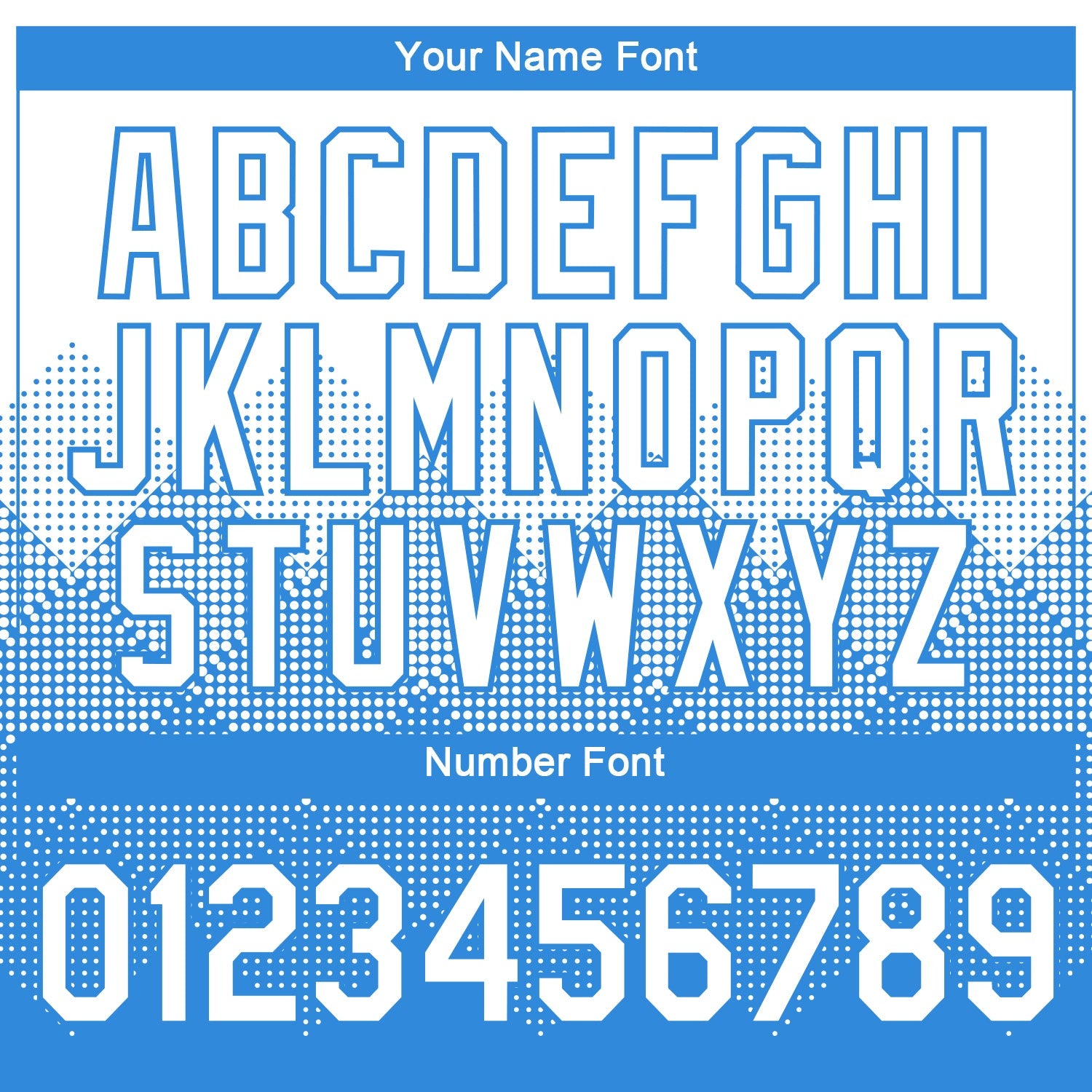 Custom White Powder Blue 3D Pattern Design Gradient Square Shapes Performance T-Shirt