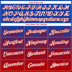 Custom Thunder Blue White-Red 3D Pattern Design Gradient Square Shapes Performance T-Shirt