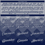 Custom Gray Navy 3D Pattern Design Gradient Square Shapes Performance T-Shirt