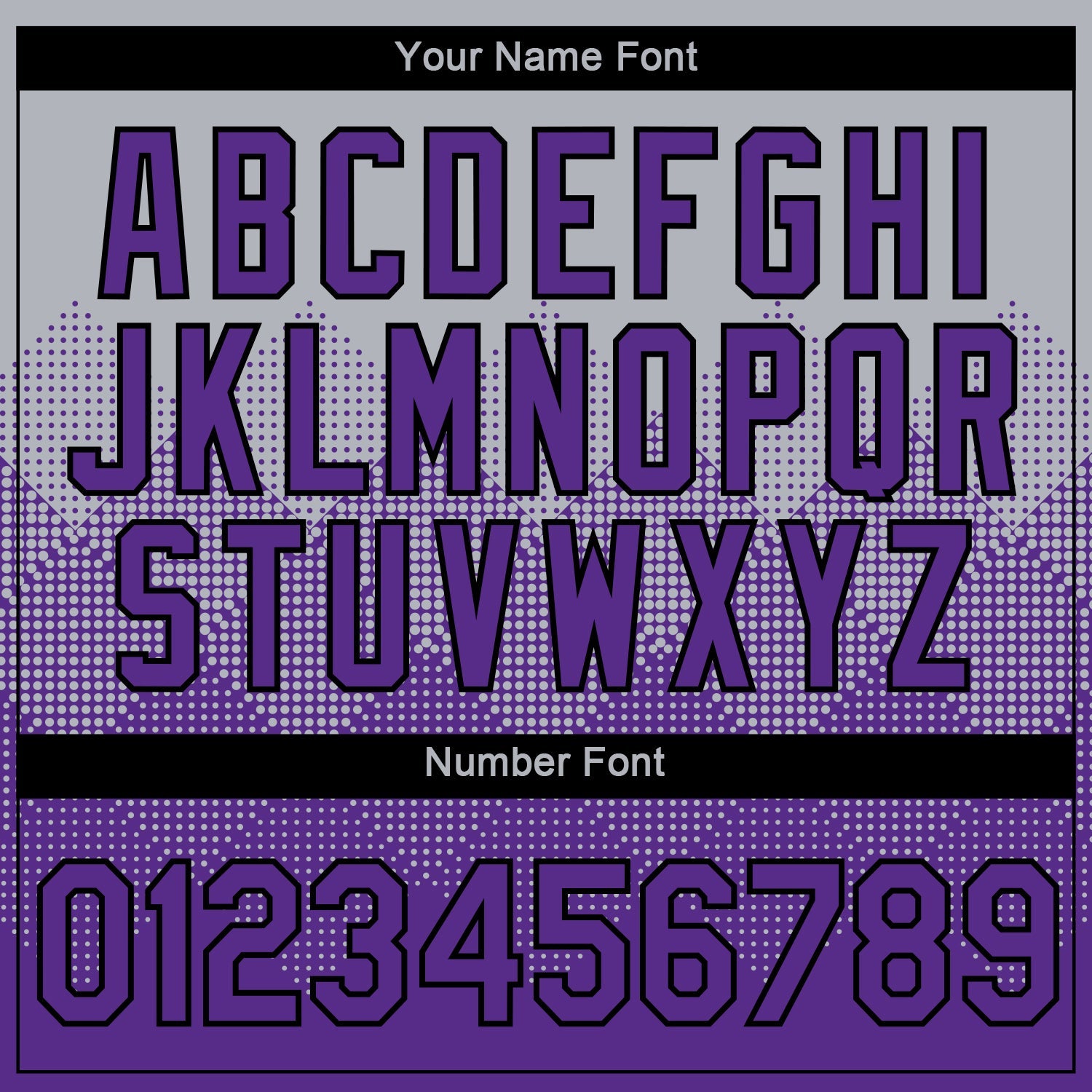 Custom Gray Purple-Black 3D Pattern Design Gradient Square Shapes Performance T-Shirt