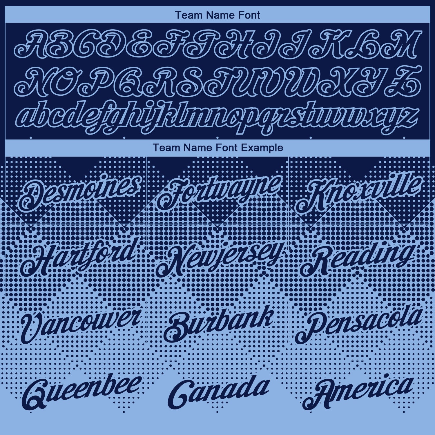 Custom Navy Light Blue 3D Pattern Design Gradient Square Shapes Performance T-Shirt