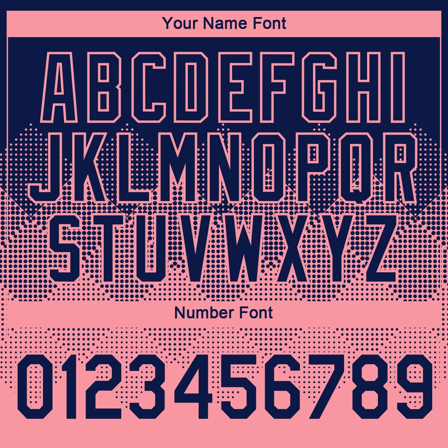 Custom Navy Medium Pink 3D Pattern Design Gradient Square Shapes Performance T-Shirt